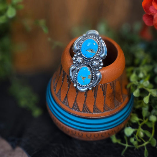 Kingman Turquoise Ring - Size 8