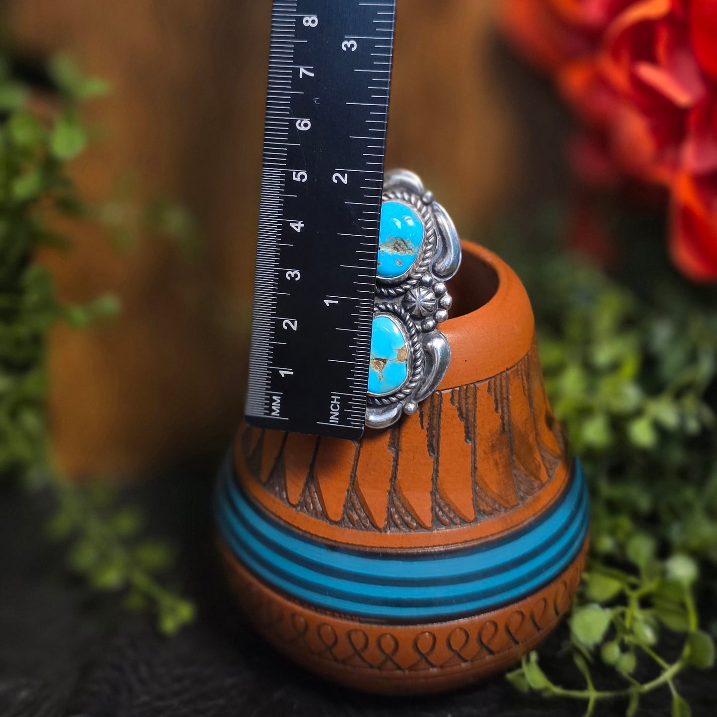 Kingman Turquoise Ring - Size 8