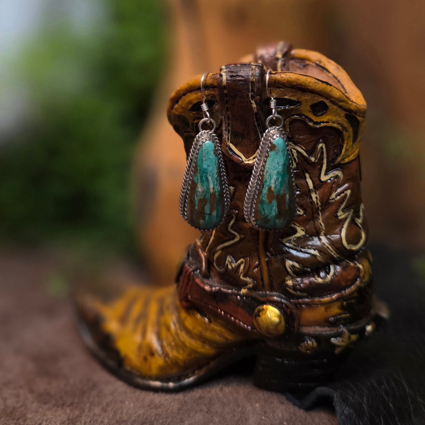 Mantis Turquoise Earrings