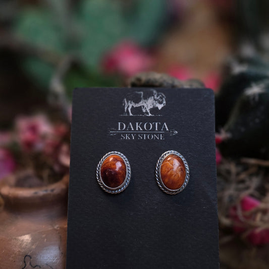 Spiny Oyster Earrings