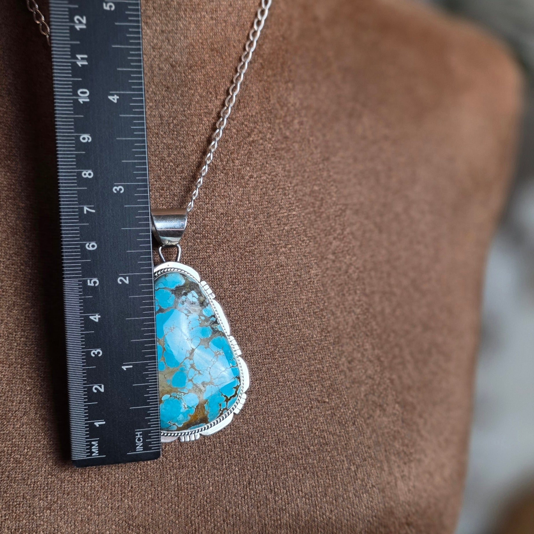 Number 8 Turquoise Necklace