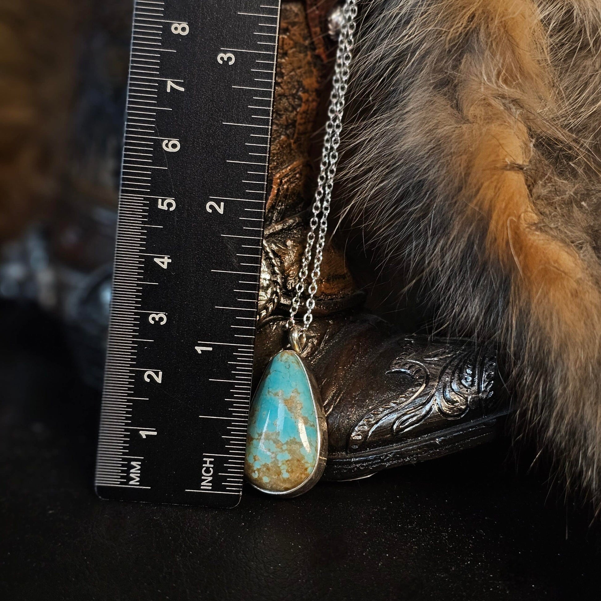 Number 8 Turquoise Necklace