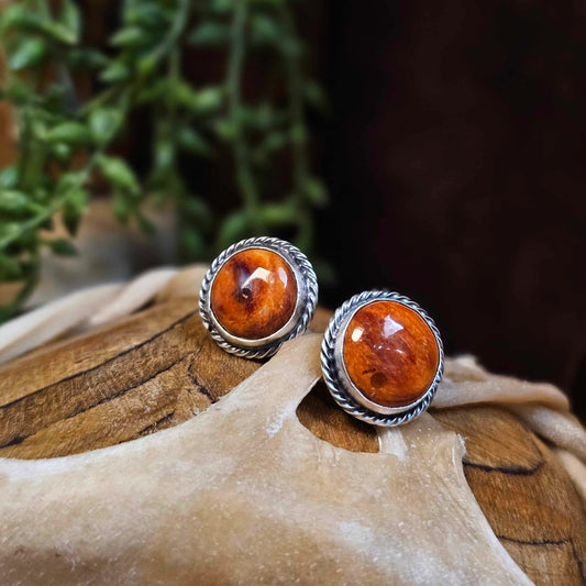 Spiny Oyster Earrings