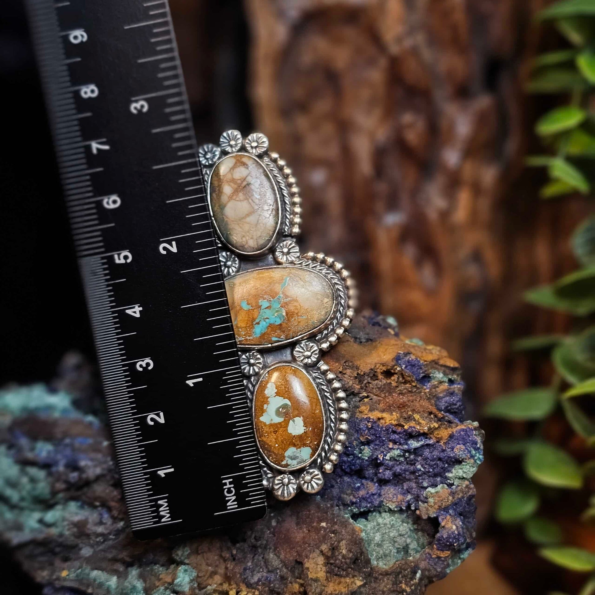Adjustable Boulder Turquoise Ring