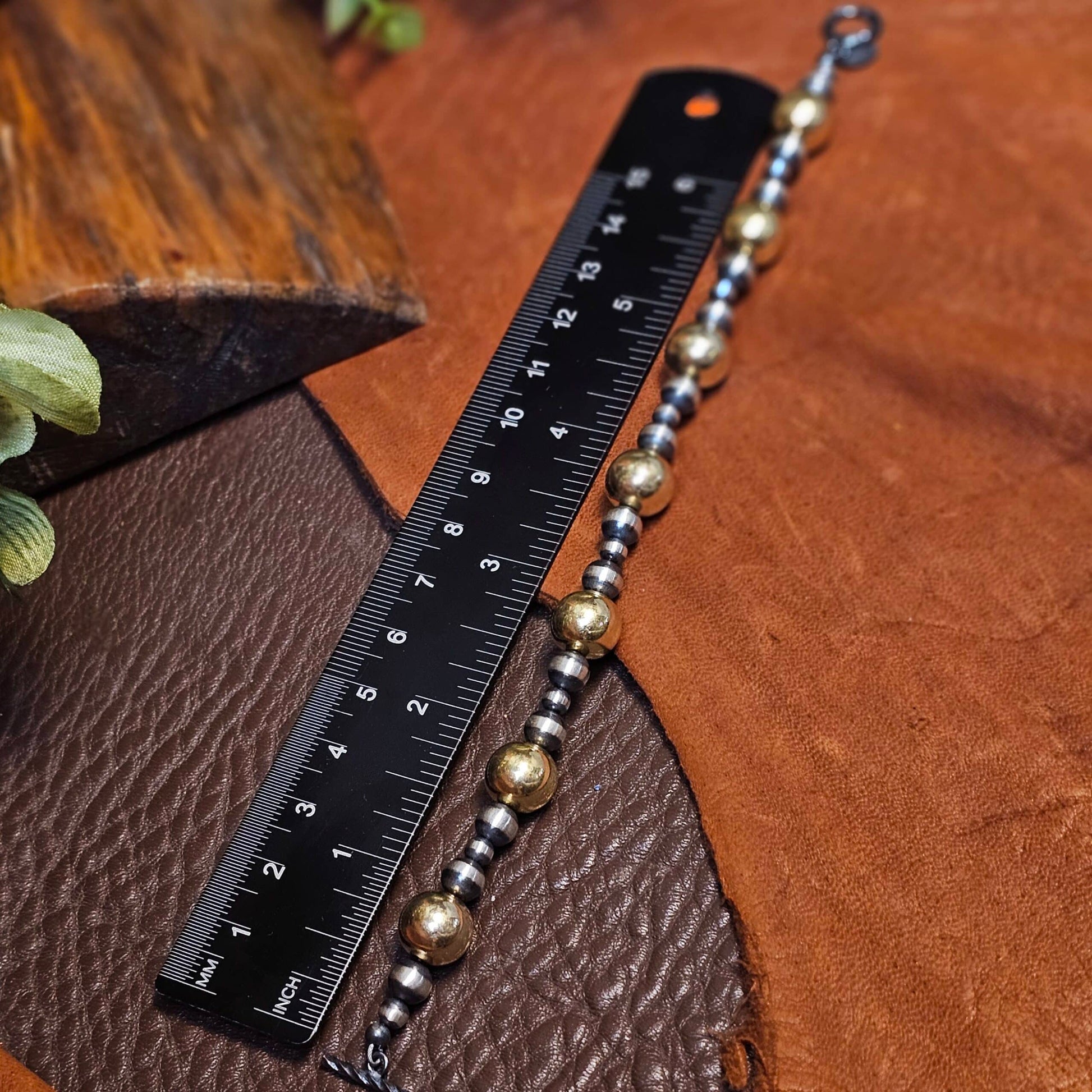Navajo Pearl Bracelet w/ Gold Plating