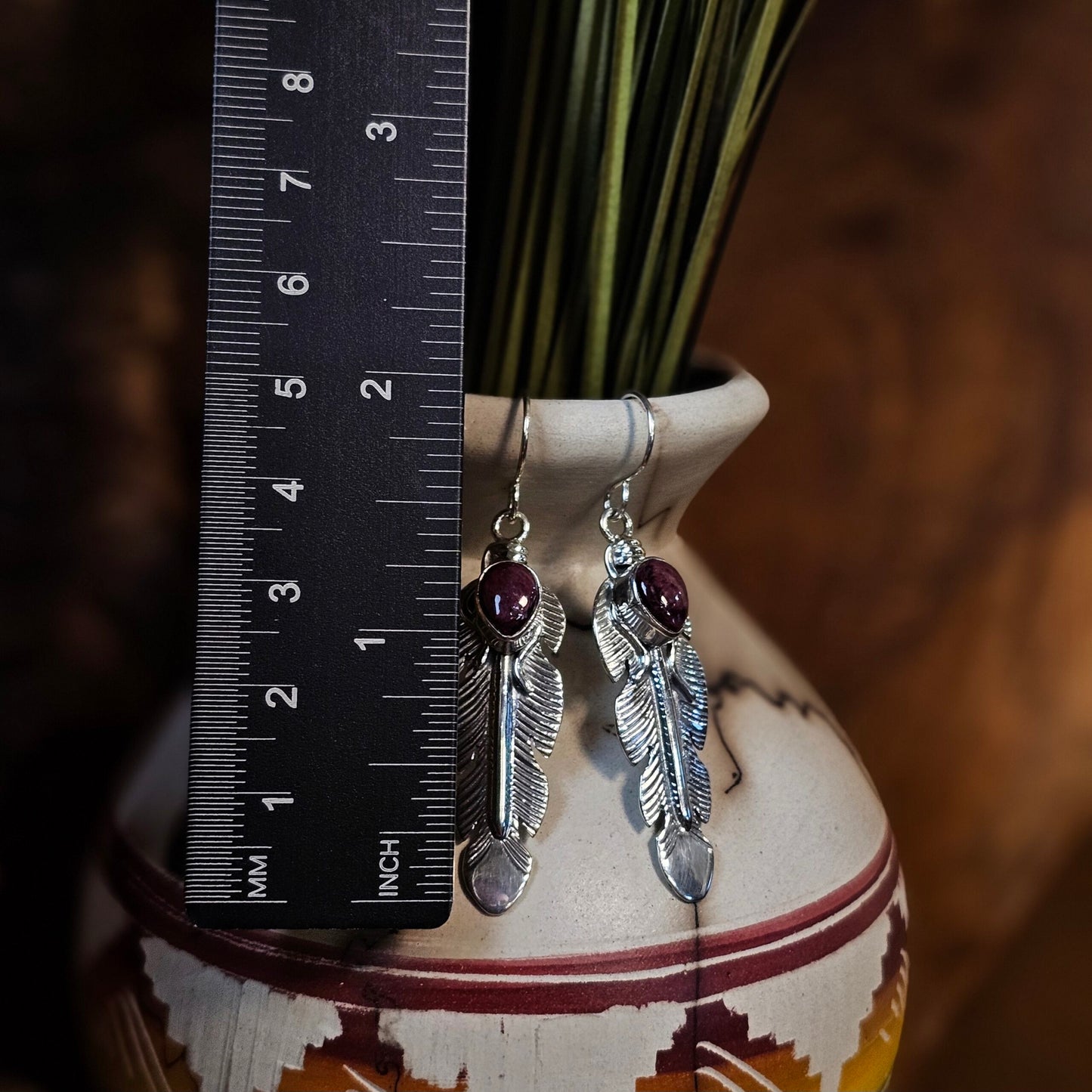 Spiny Oyster Earrings