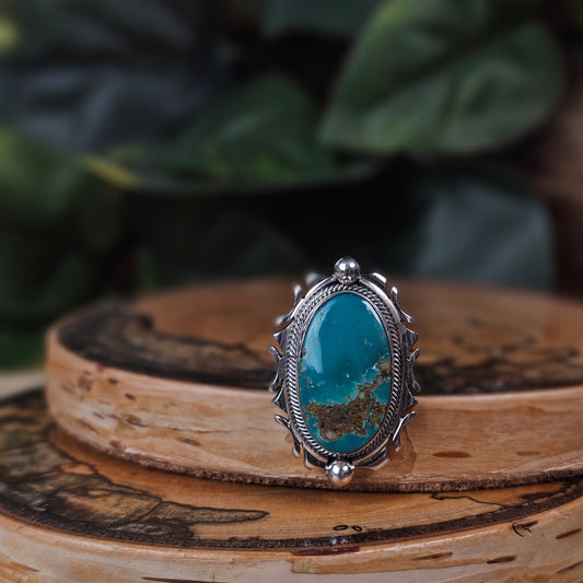 Pilot Mountain Turquoise Ring - Size 6