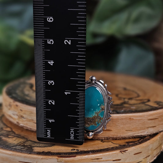 Pilot Mountain Turquoise Ring - Size 6