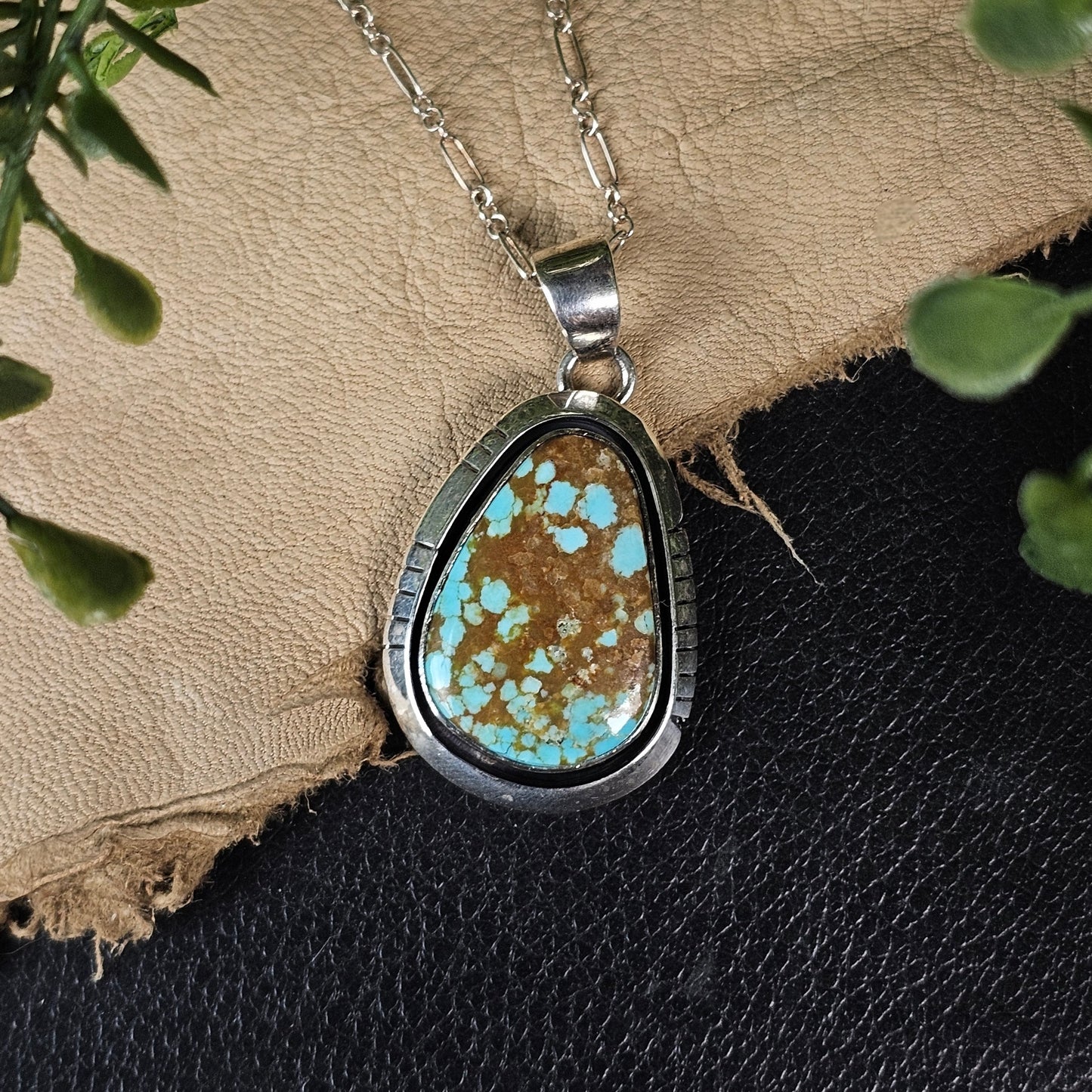 Number 8 Turquoise Necklace