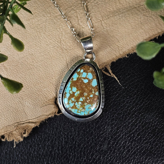 Number 8 Turquoise Necklace