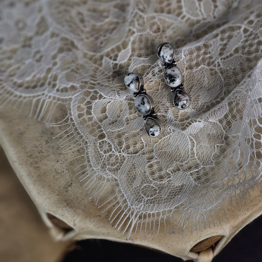 White Buffalo Earrings