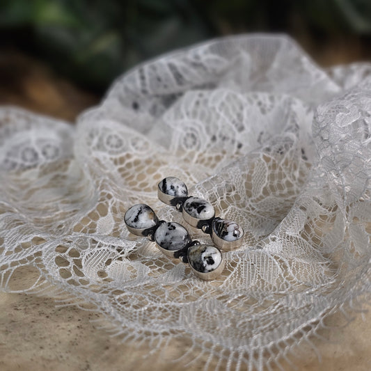 White Buffalo Earrings