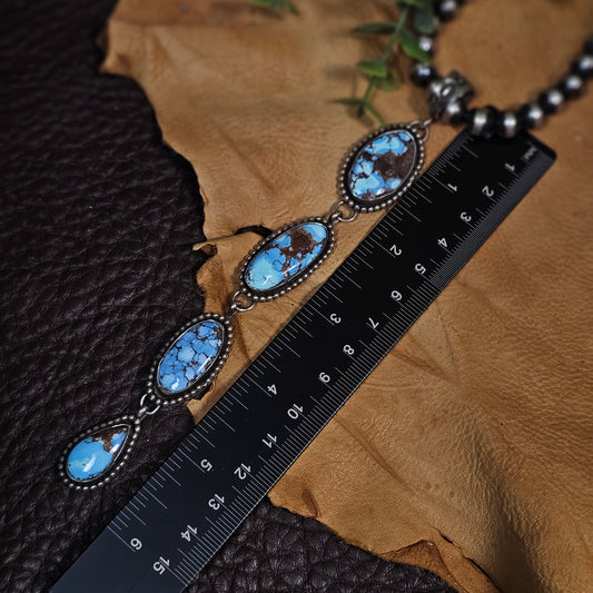 Dakota Sky Stone Exclusive Necklace w/ Golden Hills Turquoise