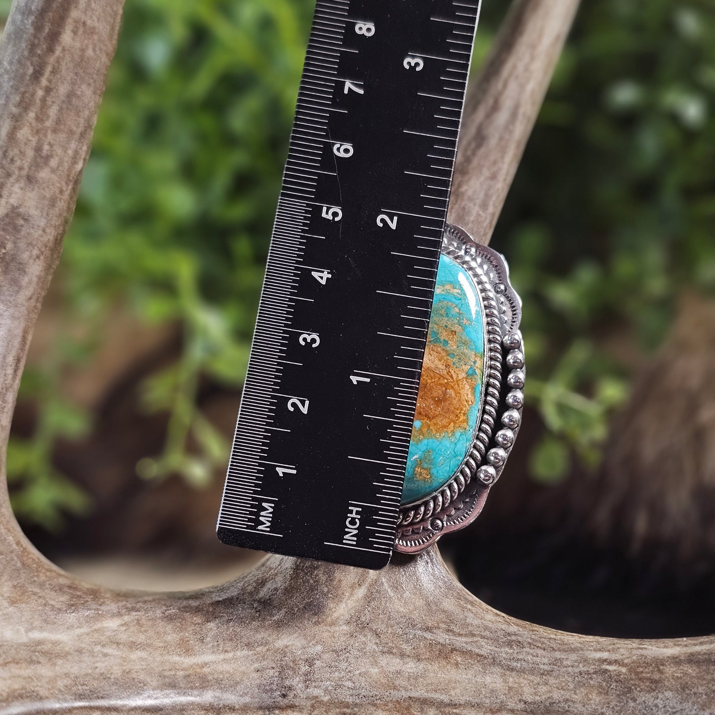 Adjustable Royston Turquoise Ring
