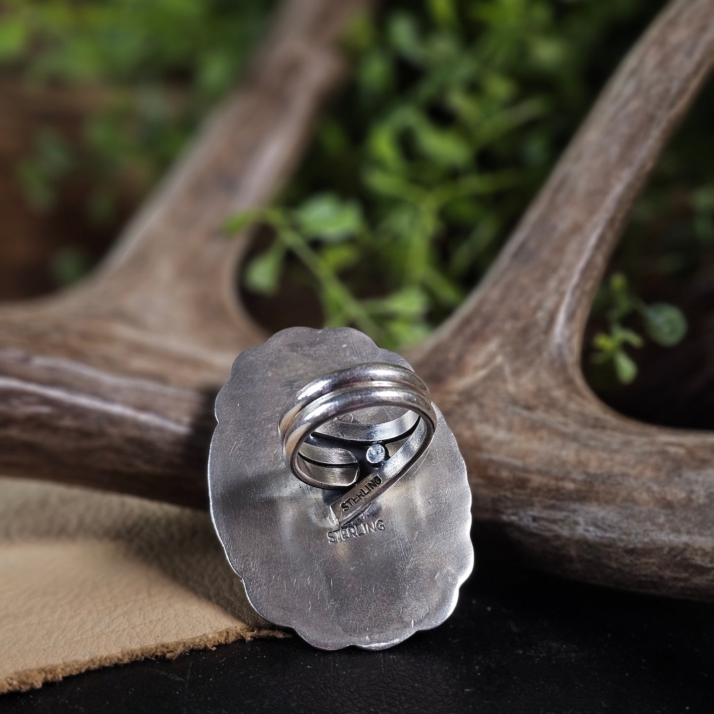 Adjustable Royston Turquoise Ring