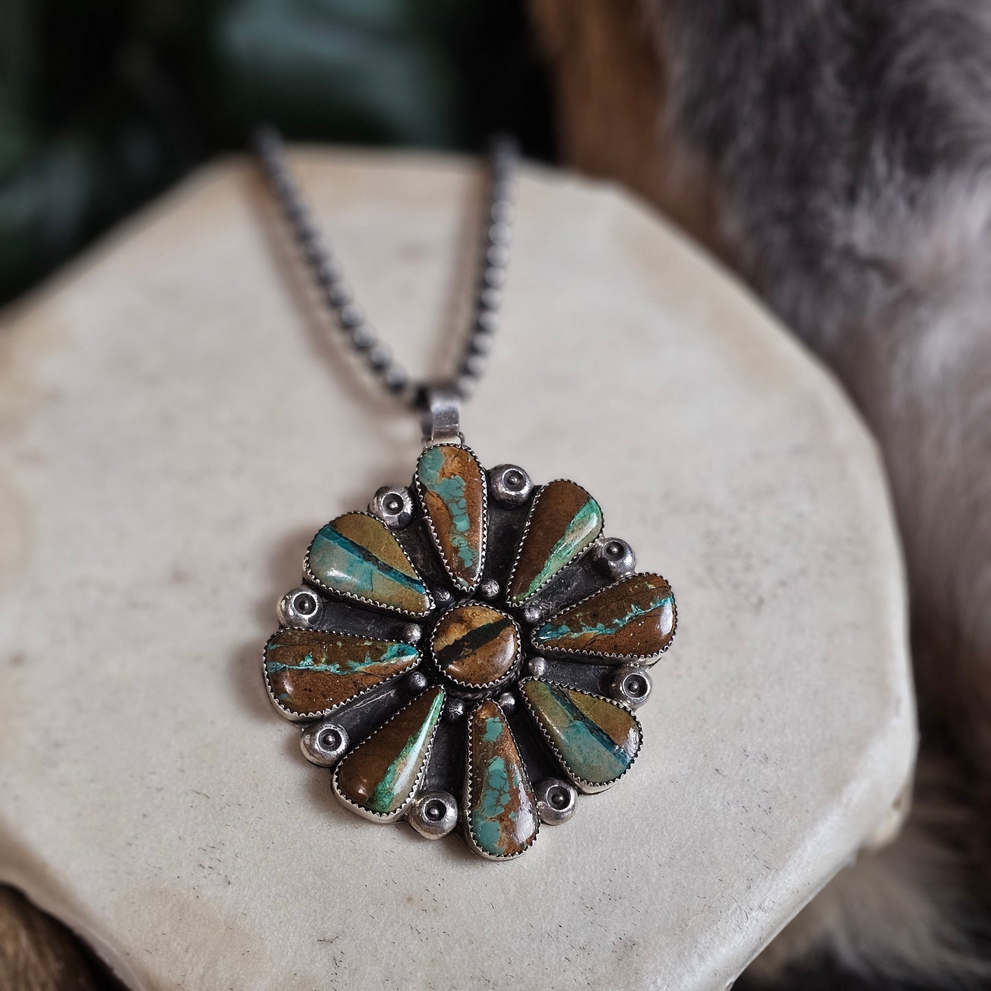 Mantis Turquoise Necklace