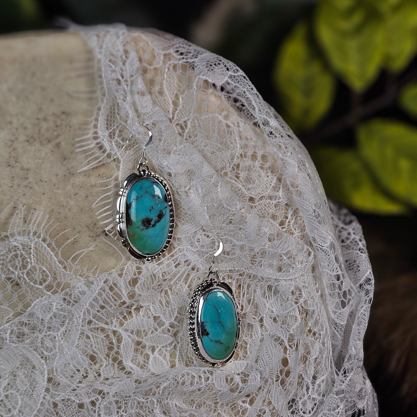 Turquoise Mountain Turquoise Earrings