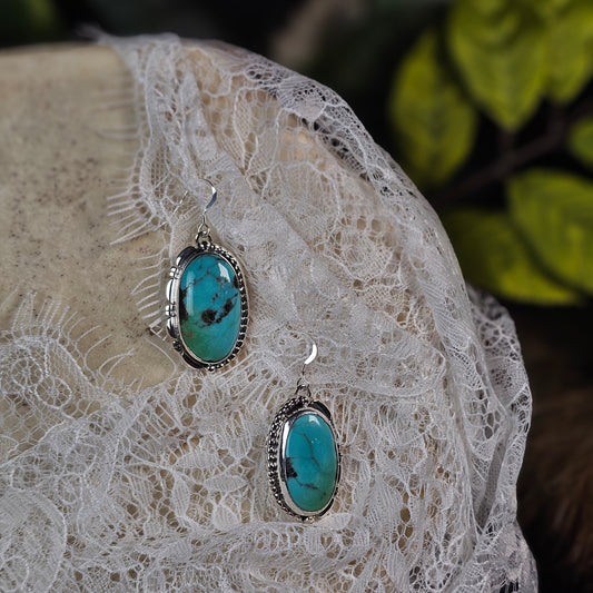 Turquoise Mountain Turquoise Earrings