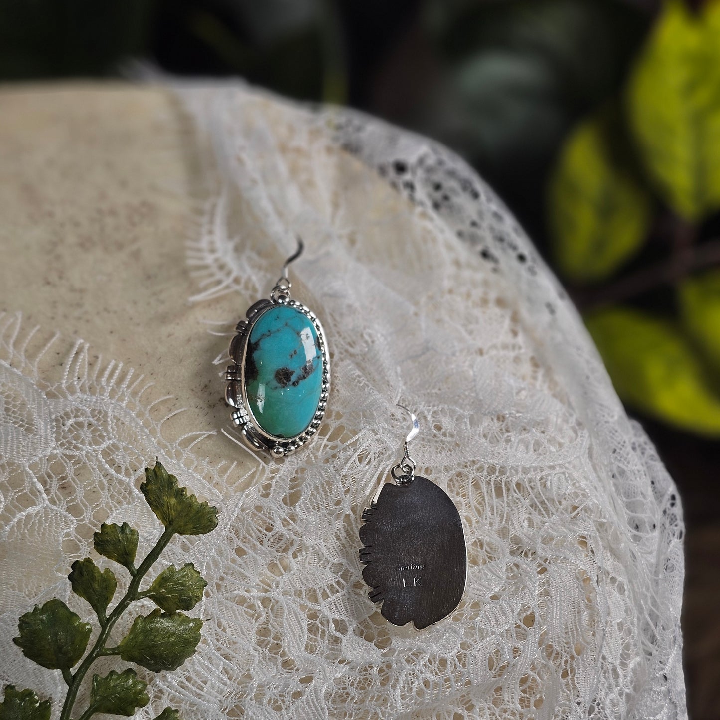 Turquoise Mountain Turquoise Earrings