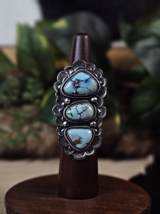 Golden Hills Turquoise Ring - Size 9