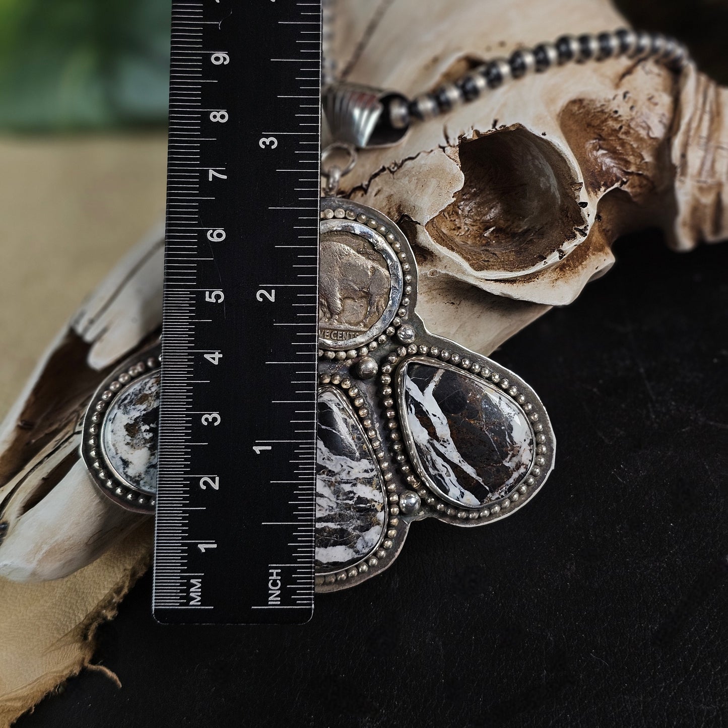Dakota Sky Stone Exclusive Necklace w/ White Buffalo