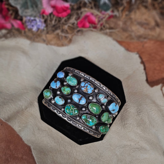 Sonoran Turquoise Bracelet w/ Golden Hills Turquoise