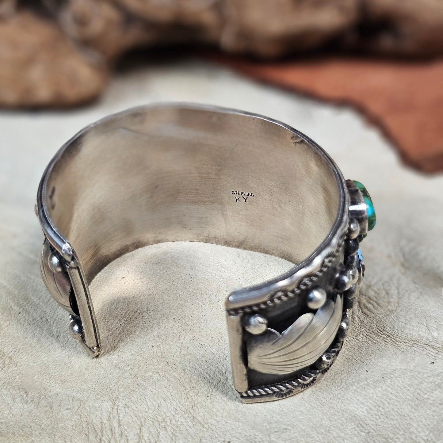 Sonoran Turquoise Bracelet w/ Golden Hills Turquoise