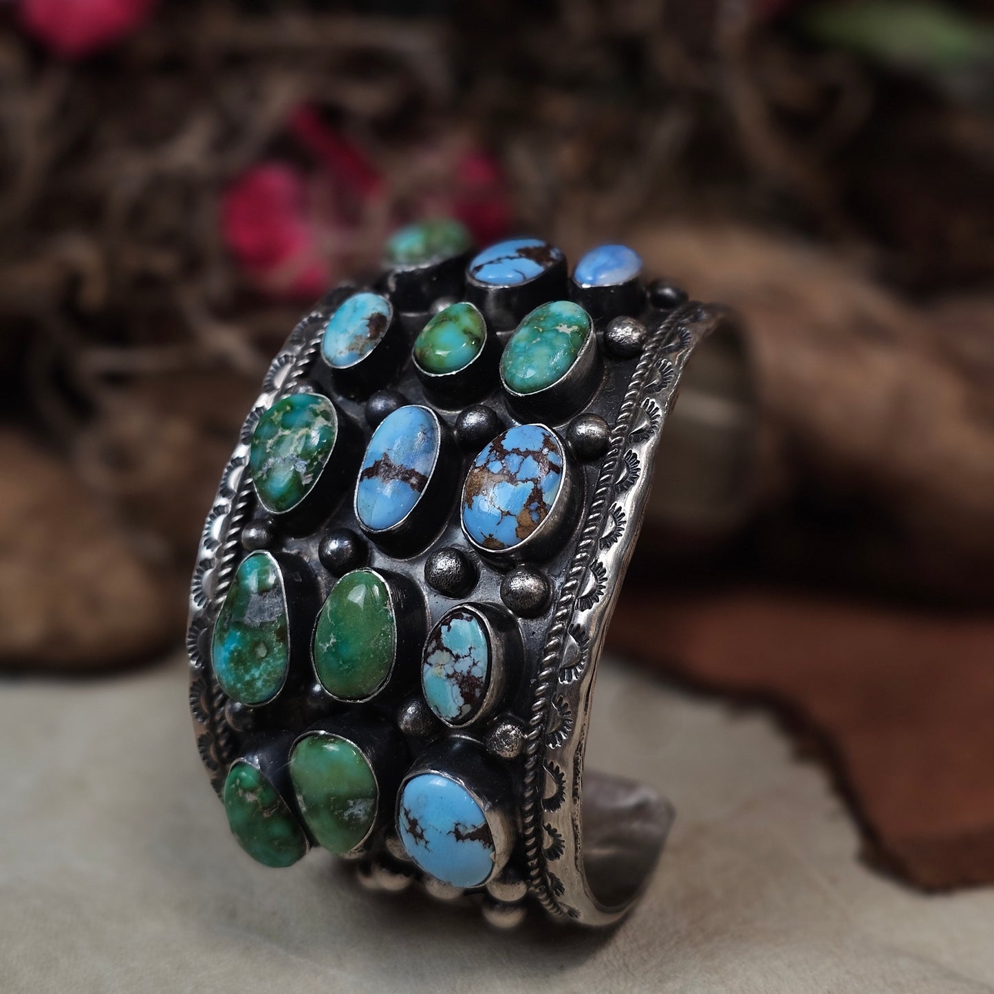 Sonoran Turquoise Bracelet w/ Golden Hills Turquoise