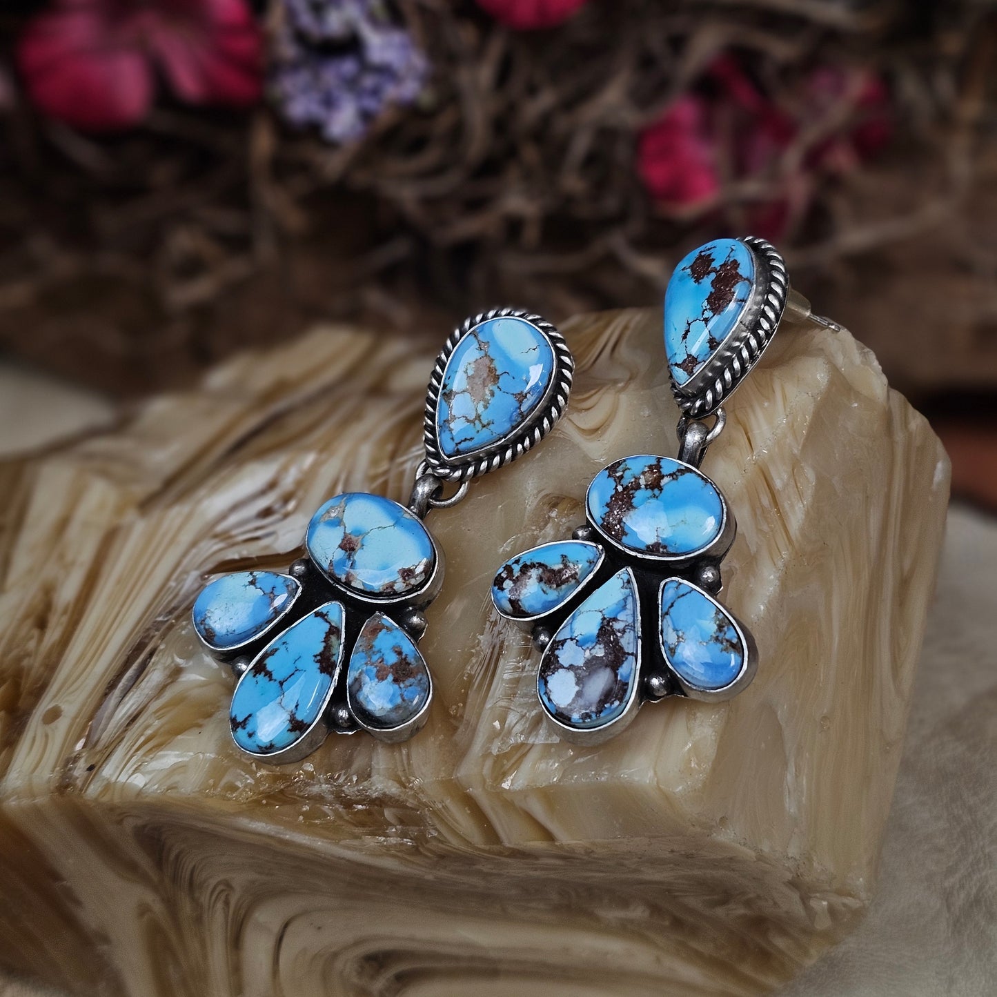 Golden Hills Turquoise Earrings