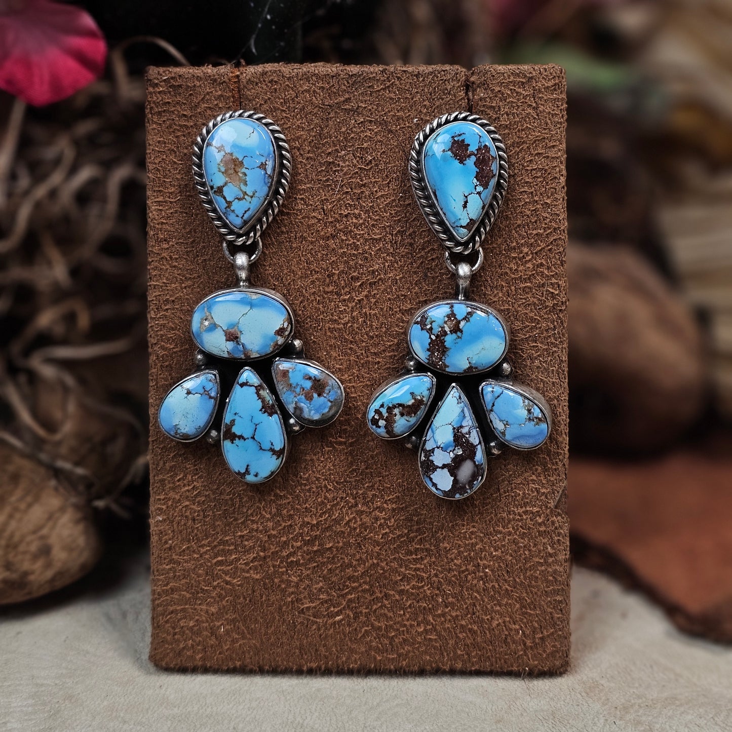 Golden Hills Turquoise Earrings