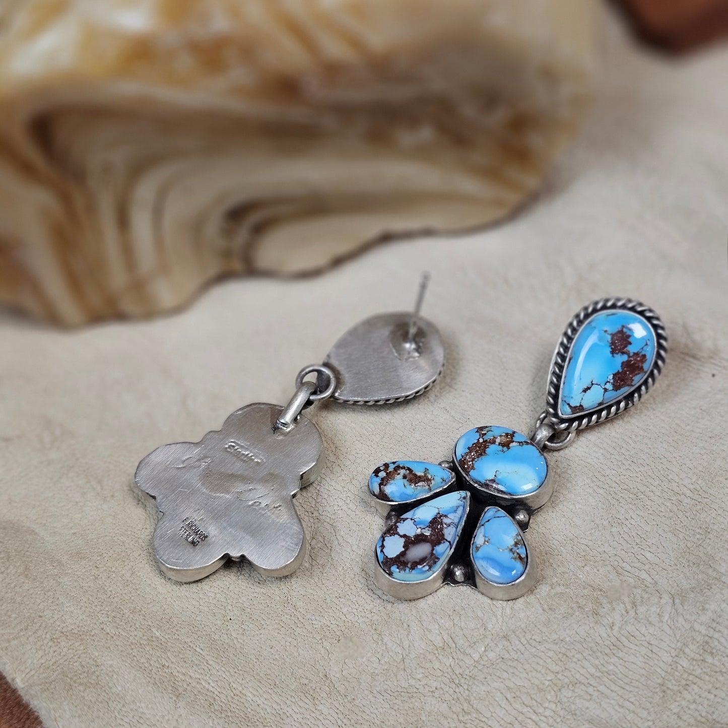 Golden Hills Turquoise Earrings
