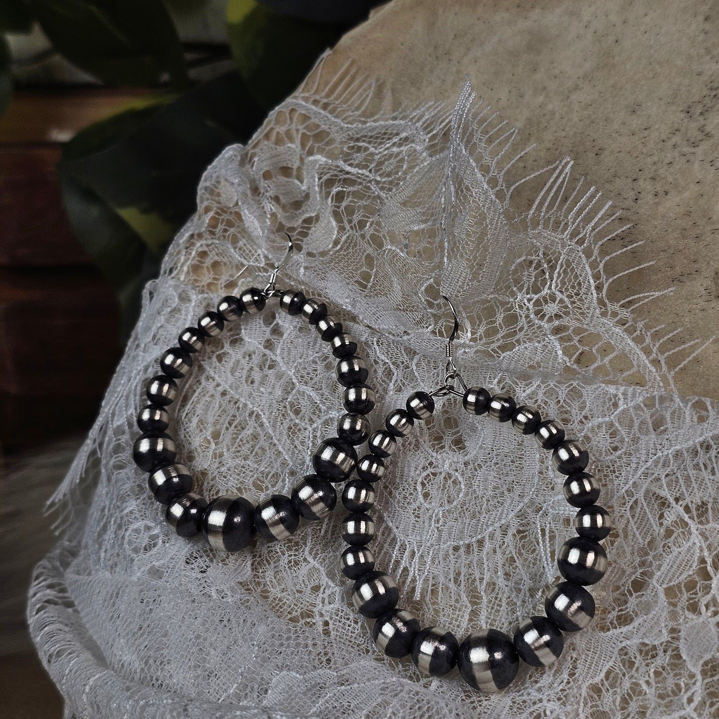 Navajo Pearl Earrings