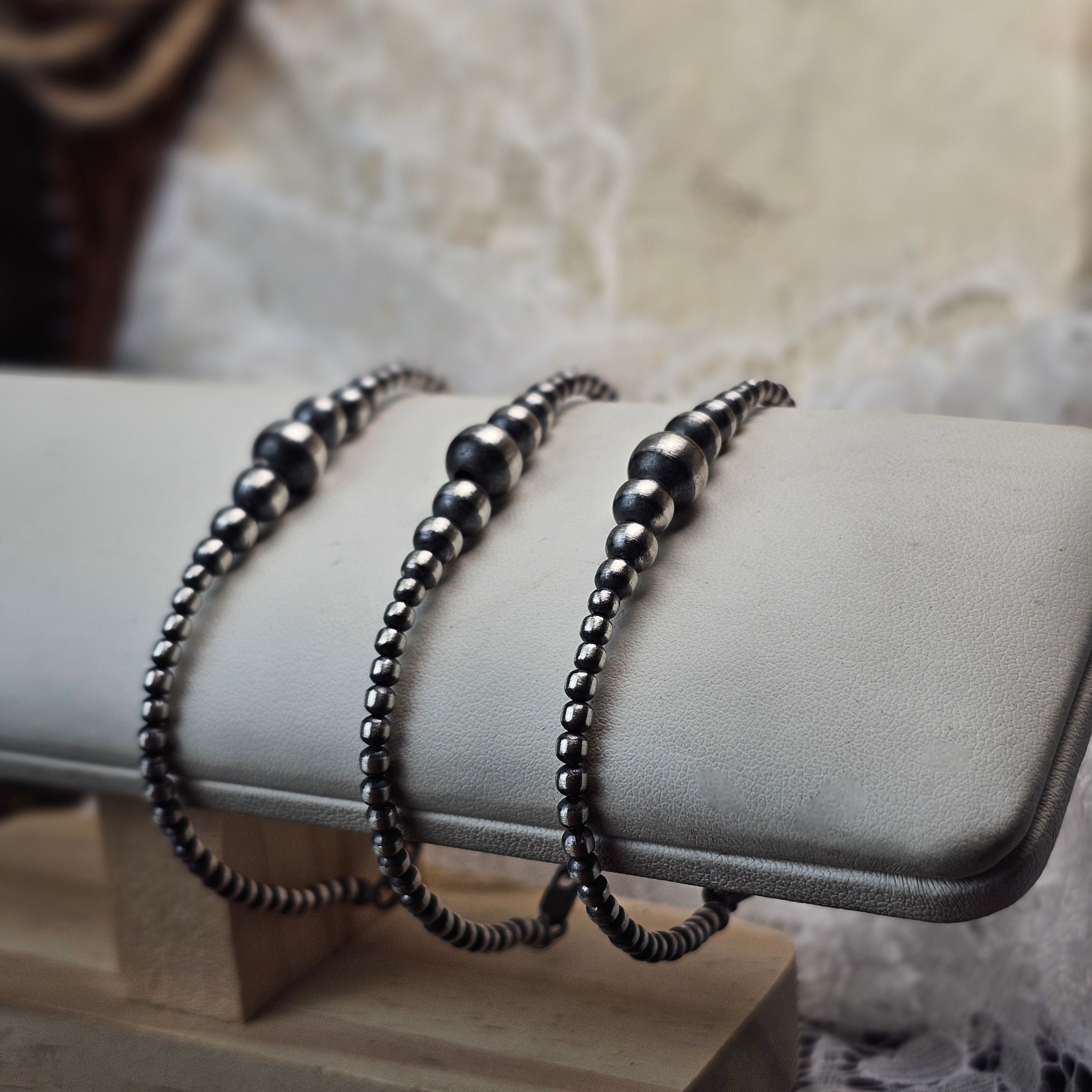 Graduated Navajo Pearl Bracelet – Dakota Sky Stone