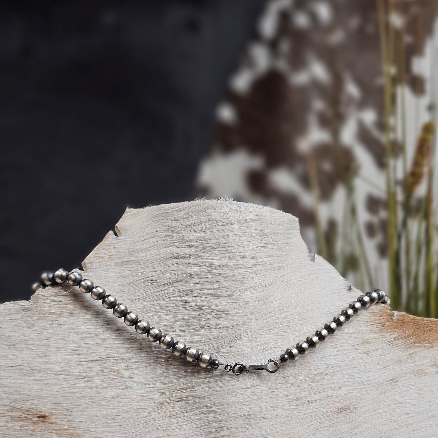 Navajo Pearl Necklace w/ Kingman Turquoise - Various Styles