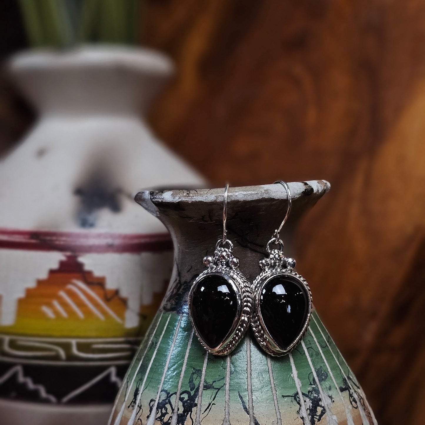 Black Onyx Earrings