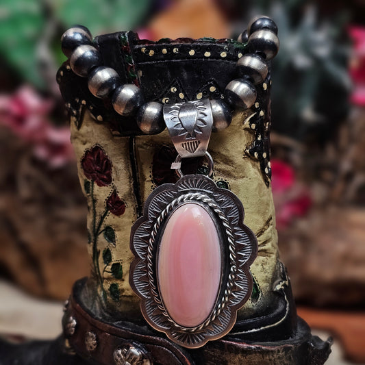 Pink Conch Necklace