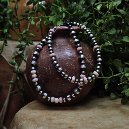 Navajo Pearl Bracelet w/ Pink Conch - Various Styles
