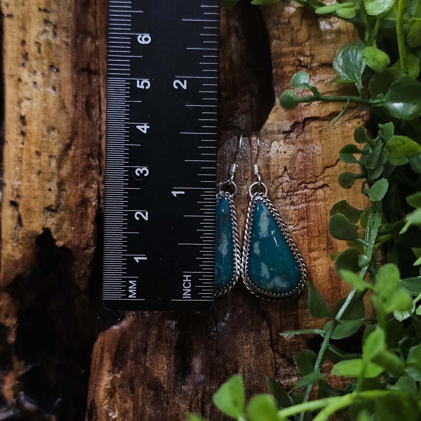 White Water Turquoise Earrings