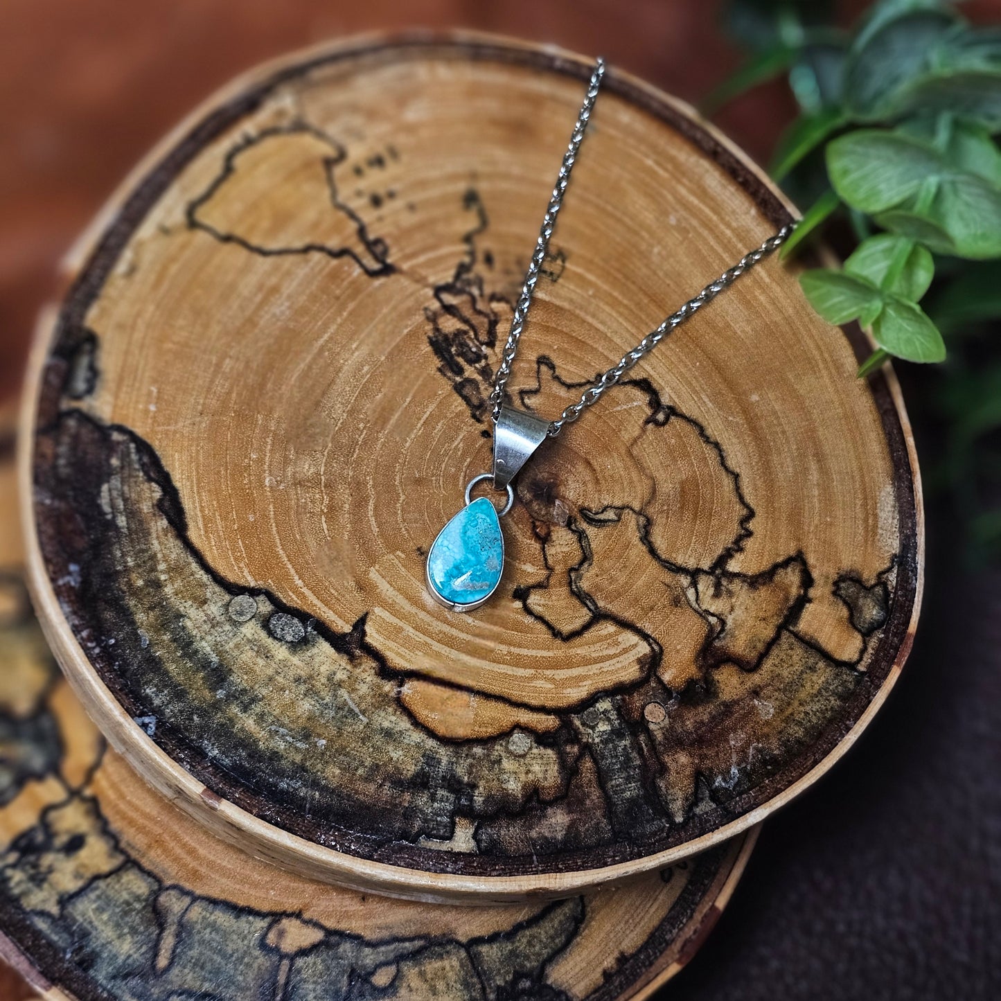 White Water Turquoise Necklace