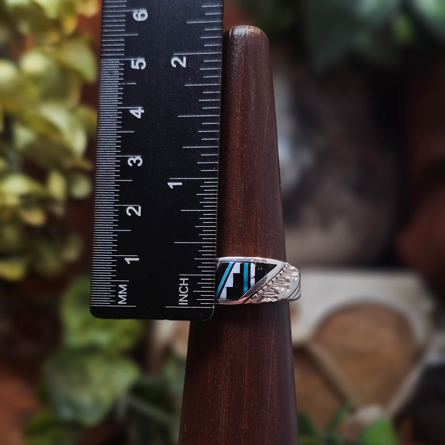 Zuni Inlay Ring - Size 10.5