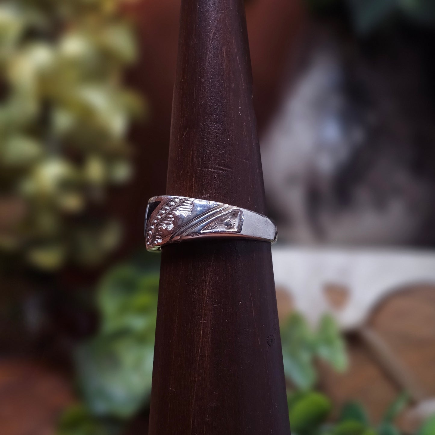 Zuni Inlay Ring - Size 10.5