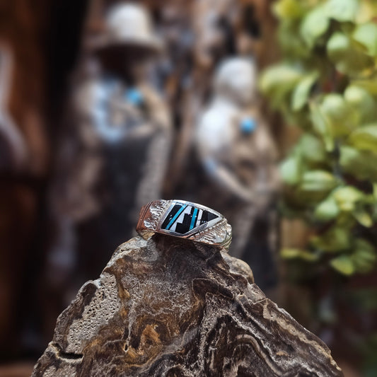 Zuni Inlay Ring - Size 10.5