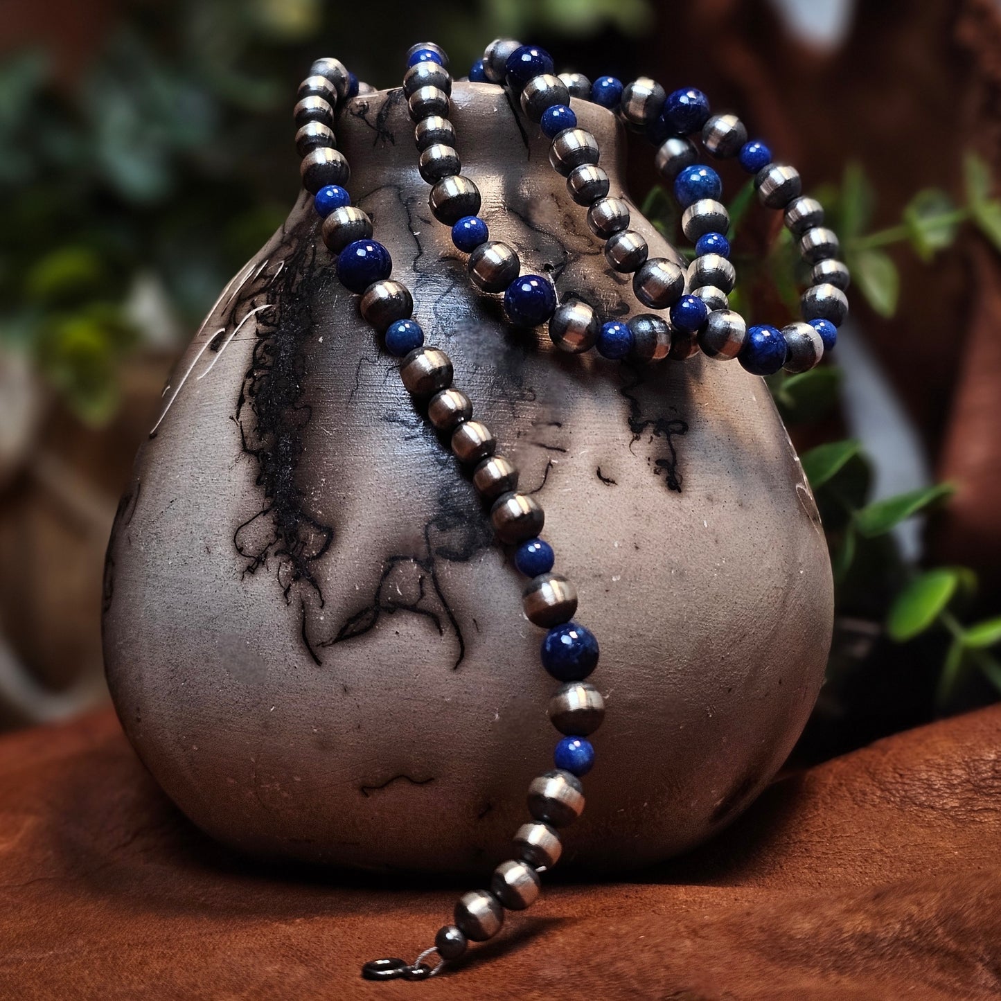 Navajo Pearl Bracelet w/ Blue Lapis - Various Styles