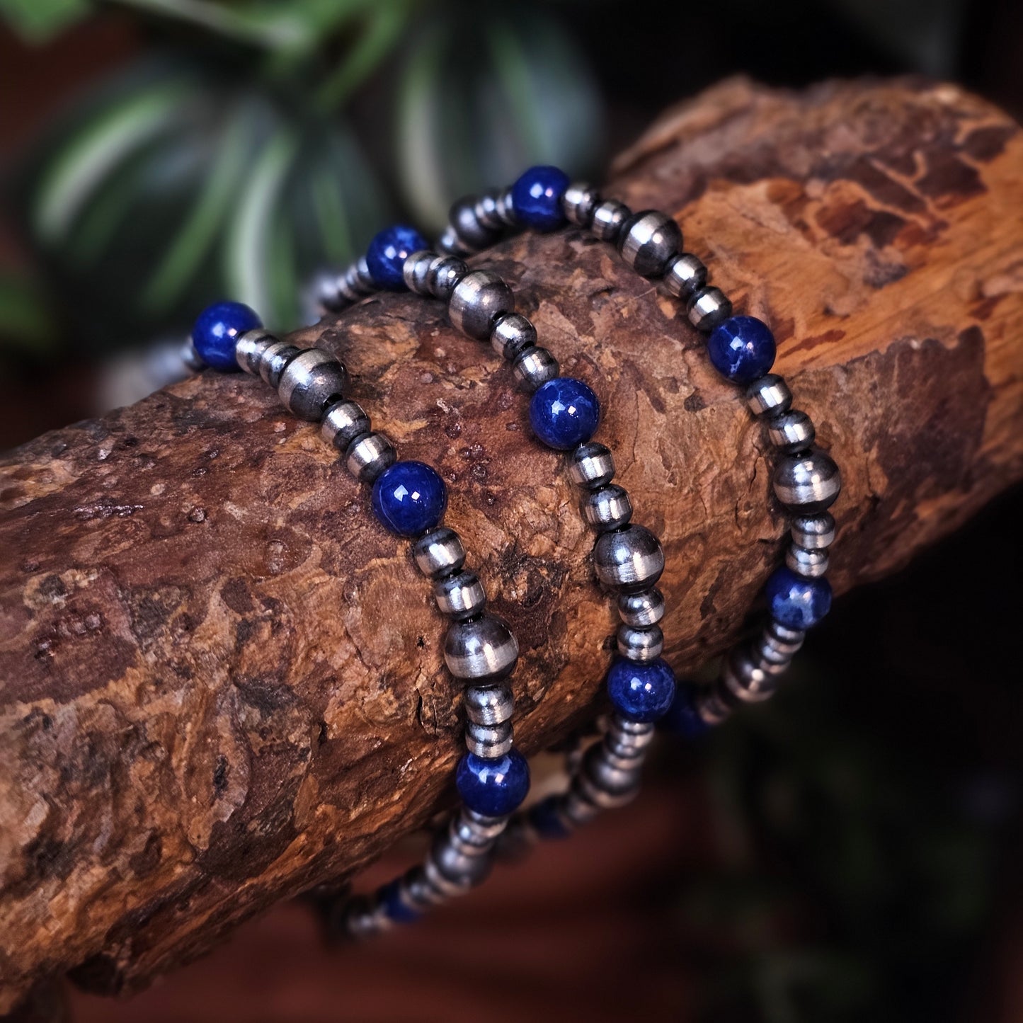 Navajo Pearl Bracelet w/ Blue Lapis - Various Styles