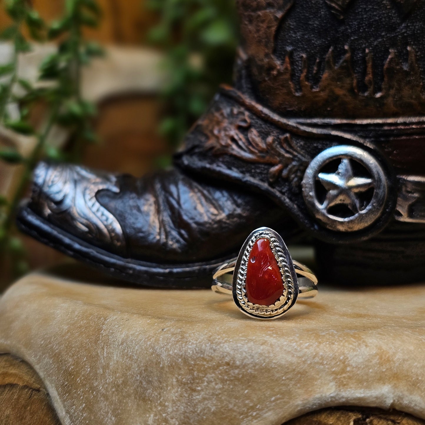 Coral Ring - Size 8.5