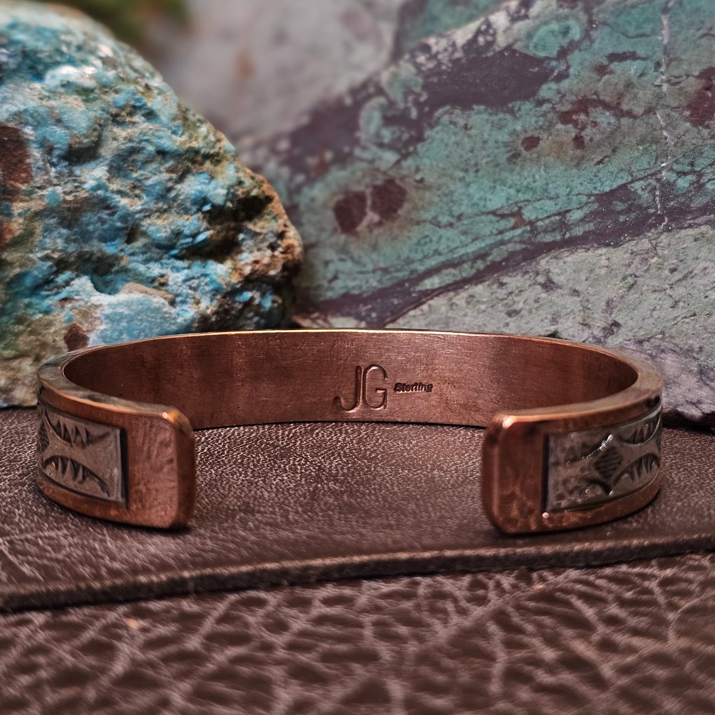 Sterling Silver Bracelet w/ Copper - Various Styles