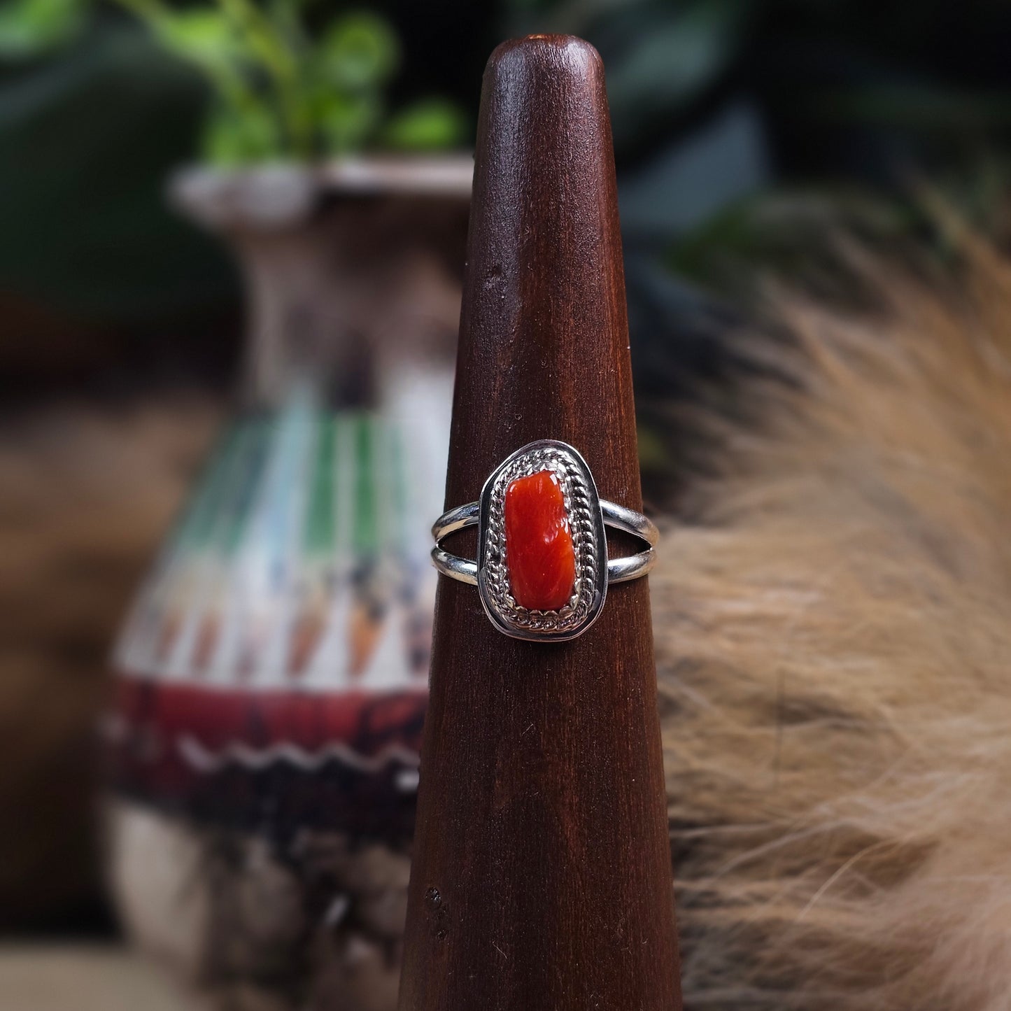 Coral Ring - Size 8