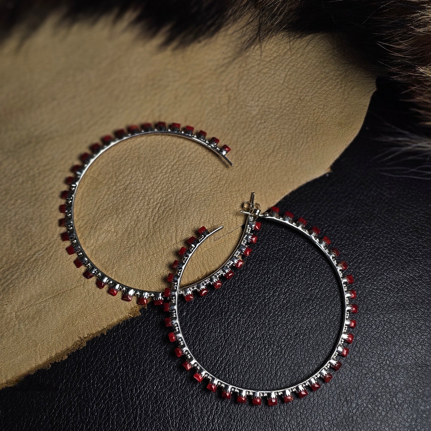 Coral Earrings