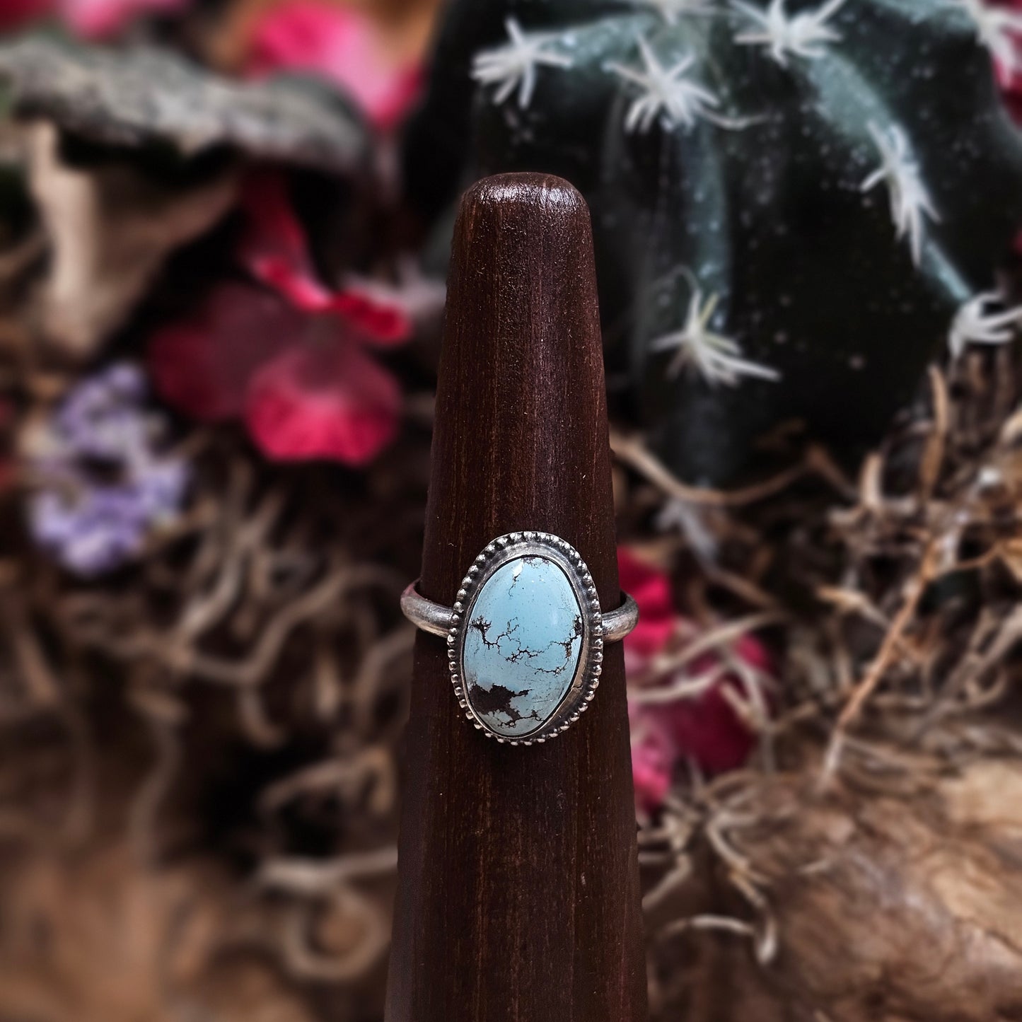 Golden Hills Turquoise Ring - Size 7