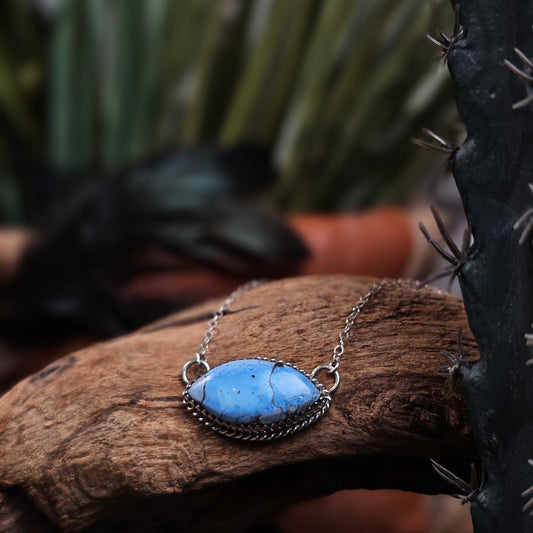 Golden Hills Turquoise Bar Necklace
